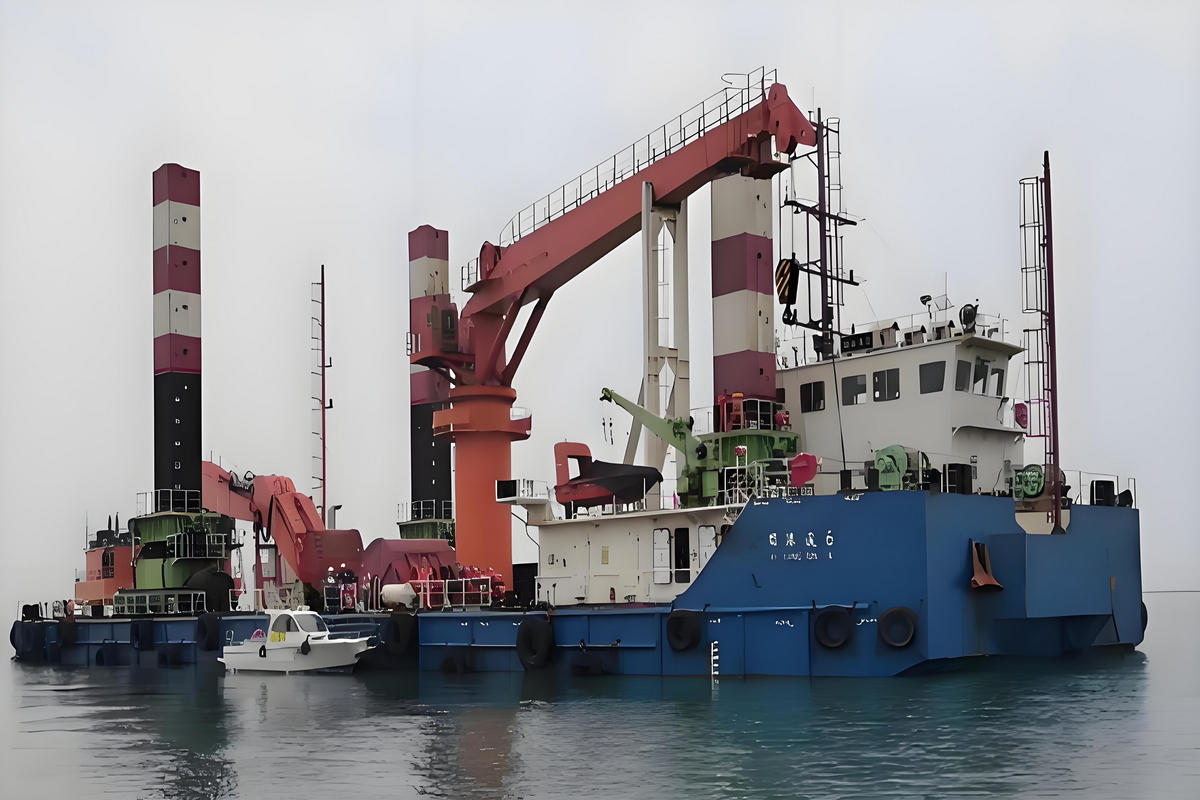 EX5500铲斗式挖泥船